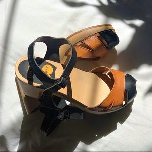 Swedish Hasbeens Toffel Suzanne Neutral Clog Sz 40